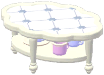 Forestbell Ruffle Tea Table