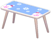 Snowman Long Dining Table