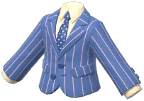 Striped Suit w/ Tie
