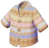 Printed Striped Shirt