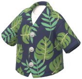 Palm Leaf Aloha Shirt