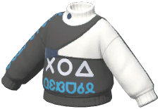 Alphabet Turtleneck Sweatshirt