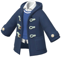 Monocolor Toggle-Button Coat