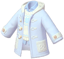 Snowflake-Trim Coat