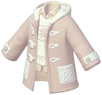 Snowflake-Trim Coat