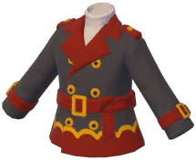 Festive Cropped Trench Coat
