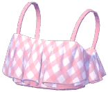 Strawberry Checkered Swimsuit