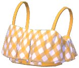 Lemon Checkered Swimsuit
