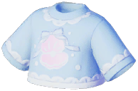 Pearl Oyster Ruffle T-Shirt