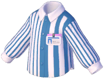Convenience Store Striped Shirt