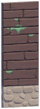 Mossy Brick Wall