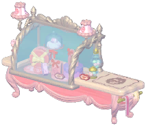 Cream Gift Box Showcase
