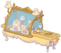 Cream Gift Box Showcase