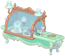 Cream Gift Box Showcase