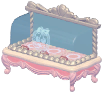 Cream Glass Showcase