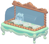 Cream Glass Showcase