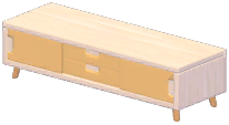 Minimalist TV Bench