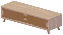 Minimalist TV Bench
