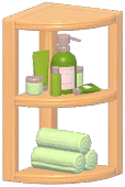 Minimalist Corner Storage