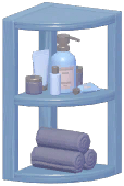 Minimalist Corner Storage