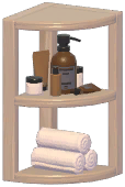 Minimalist Corner Storage