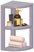 Minimalist Corner Storage