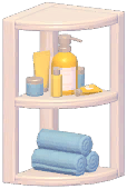 Minimalist Corner Storage