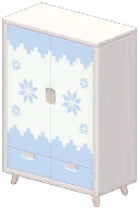 Snowflake-Trim Closet