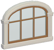 European Large Arched Window