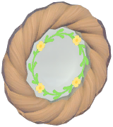 Jungle Round Rattan Window