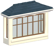 European Slate Bay Window