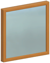 Square Wooden Window