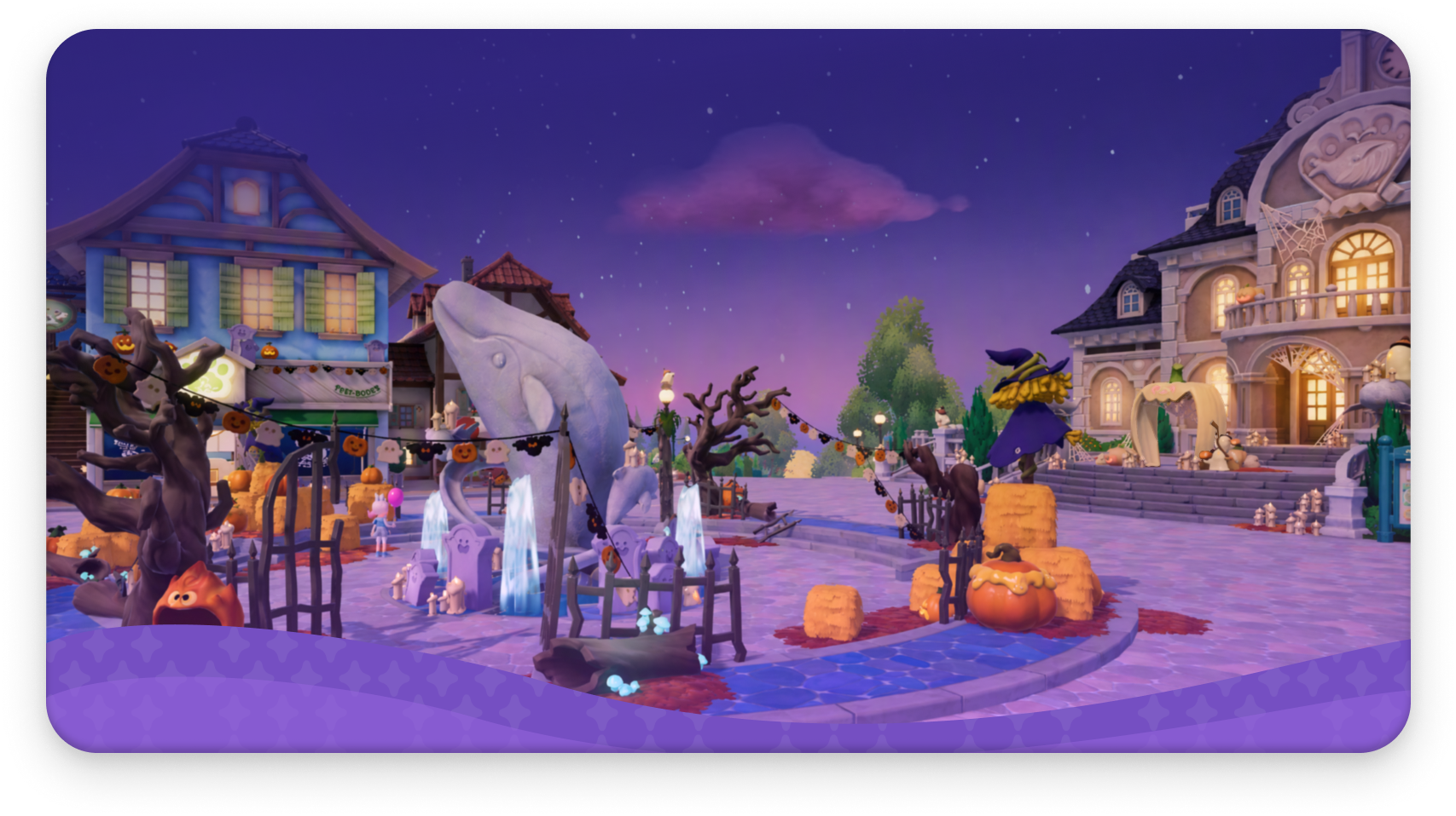 Eerie Eve Halloween town artwork