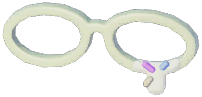 Frosted Oval Glasses