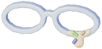 Frosted Oval Glasses