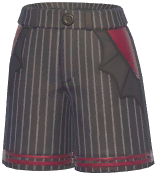 Bat Wing Striped Shorts