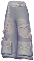 Heart Waffle Cargo Pants