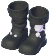 Splatter‑Dyed Leather Boots