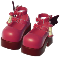 Apple Core Platform Leather Shoes