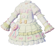 Cream Waffle Dress