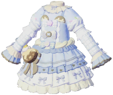 Cream Waffle Dress