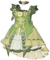 Apple Core Tuxedo Dress