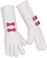 Apple Core Bow Long Gloves