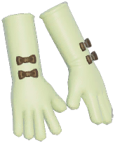 Apple Core Bow Long Gloves