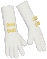Apple Core Bow Long Gloves