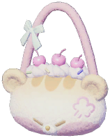 Grumpy Cream Bear Bag