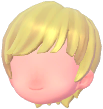 Slightly-Parted Short Hair
