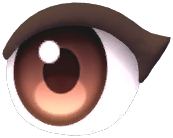 Upturned Round Eyes