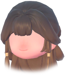 Long Hair w/ Two Buns