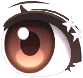 Glistening Downturned Eyes